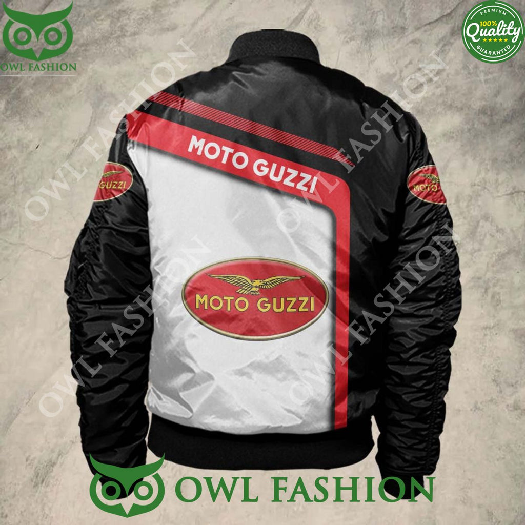Moto Guzzi Car Bomber Jacket Printed
