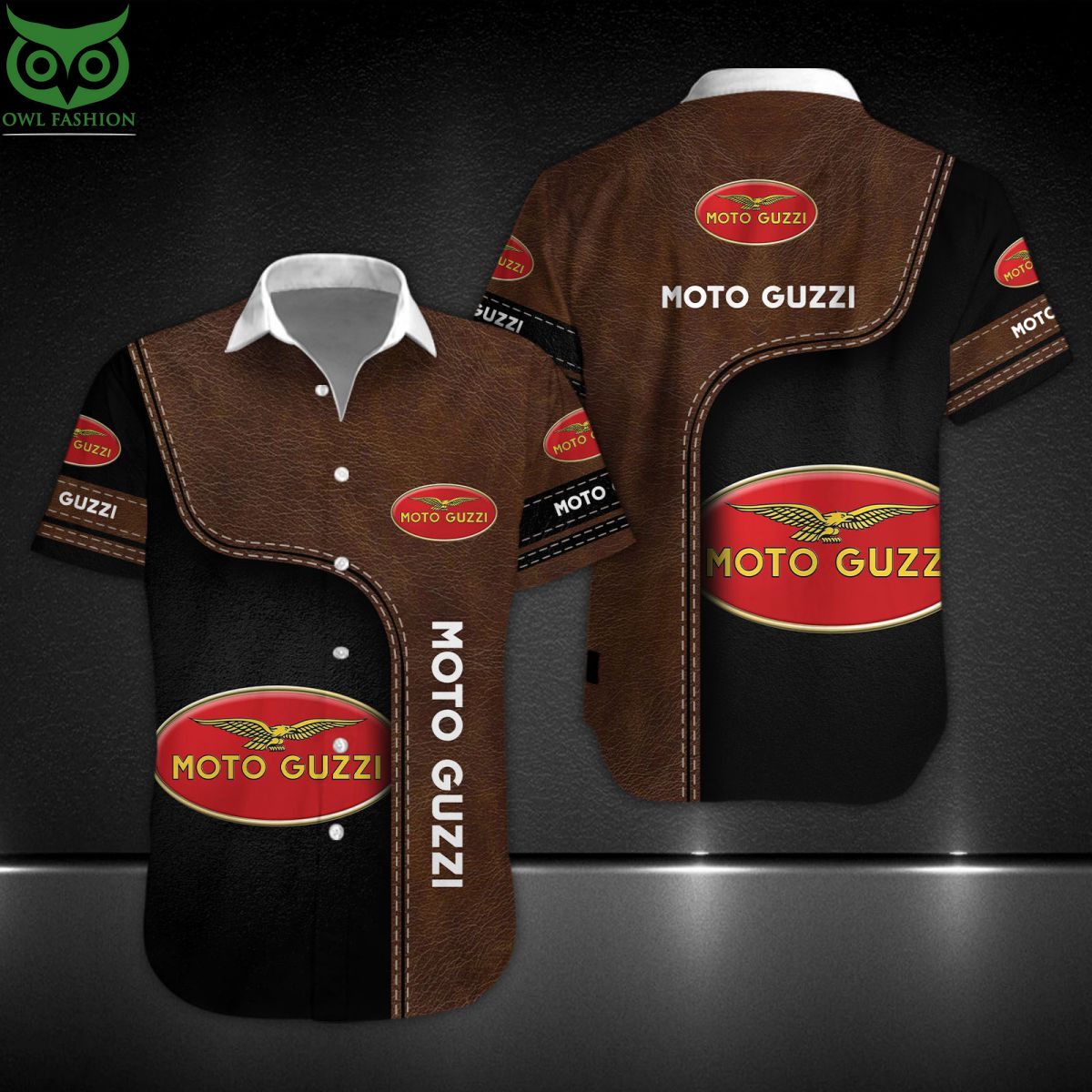 Moto Guzzi Motorcycle Brand Custom Hawaiian Shirt Short