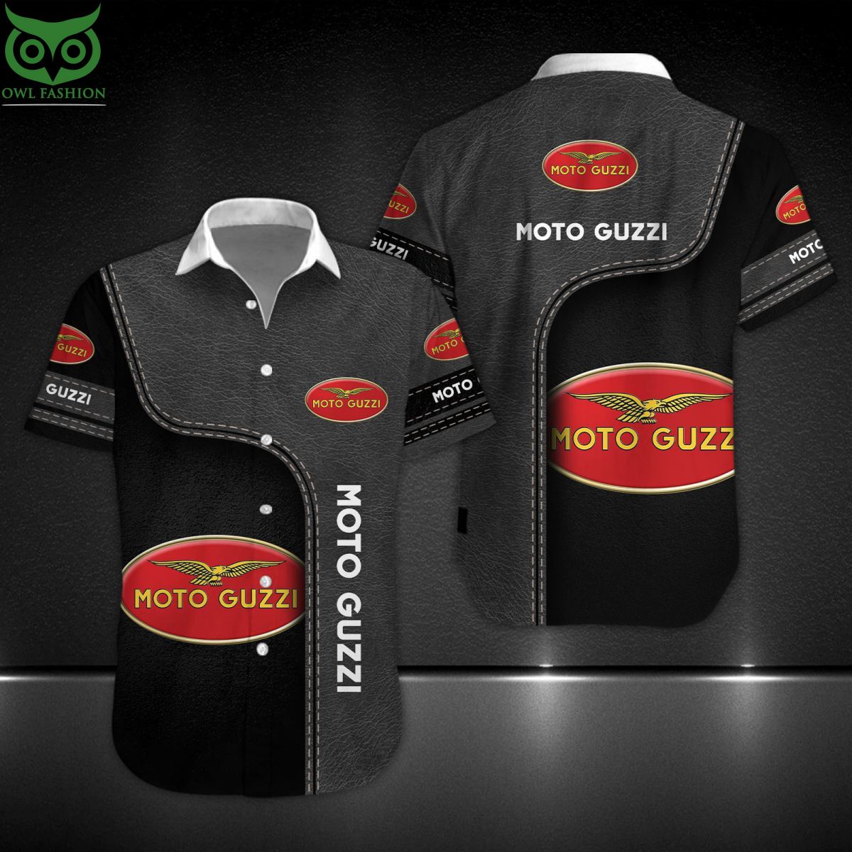 Moto Guzzi Motorcycle Brand Custom Hawaiian Shirt Short
