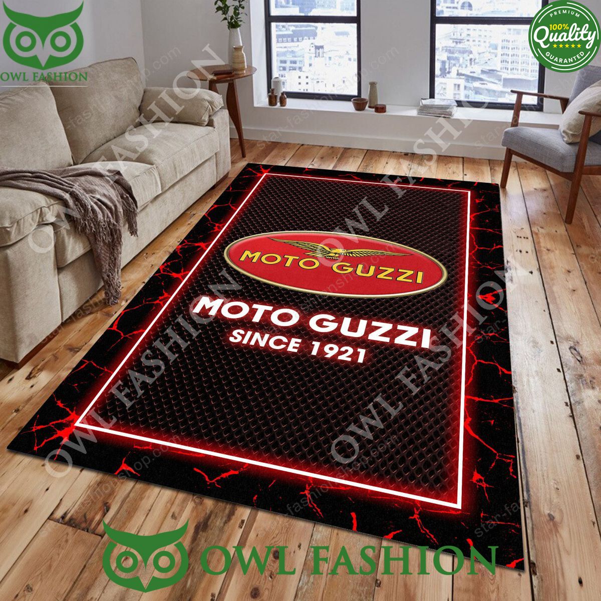 Moto Guzzi New Design 2024 Premium Carpet Rug