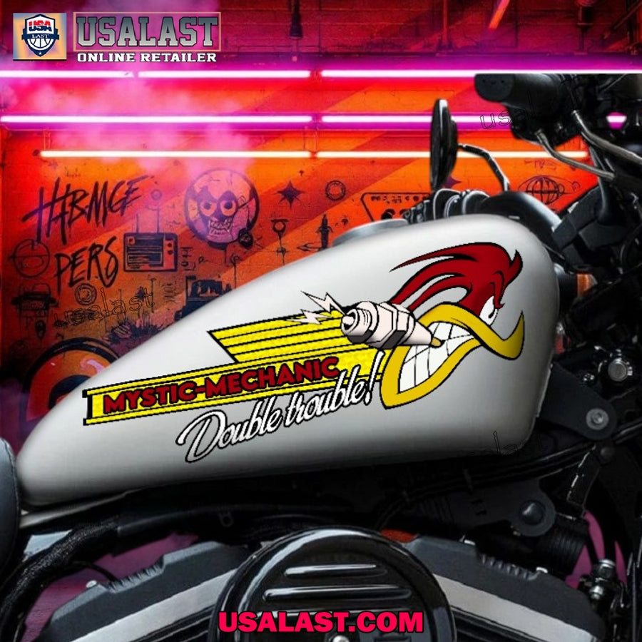 Mr Horsepower Motorcycle Custom Text Decal