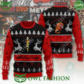 Mötley Crüe American Band Logo Christmas Pattern Ugly Sweater