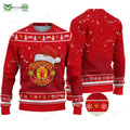 MU Manchester United Premier League Christmas Ugly Sweater 3D Hoodie