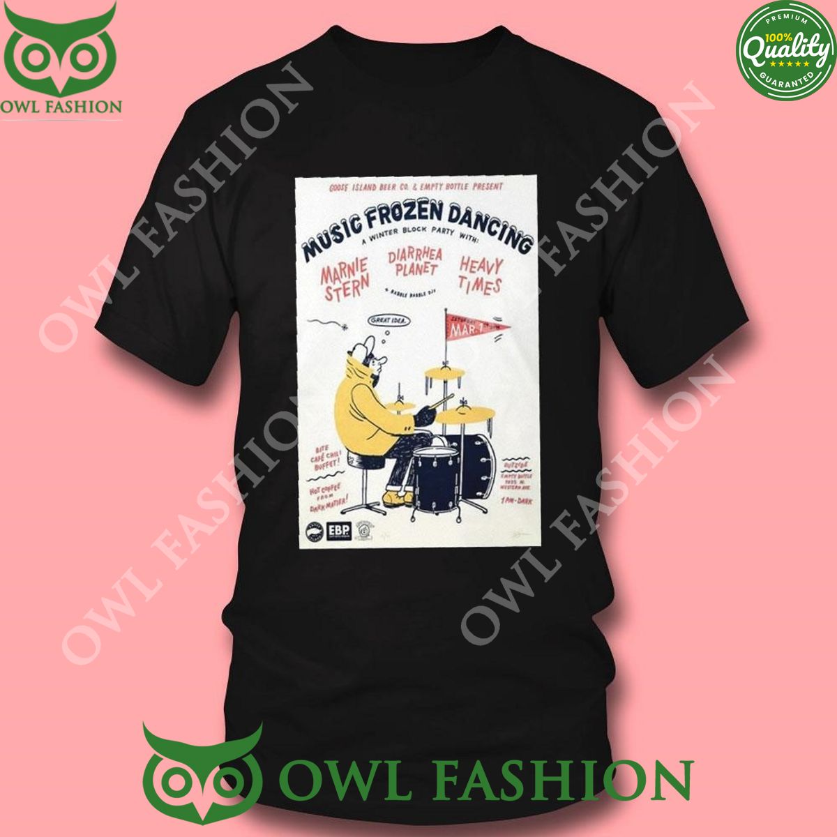 Music Frozen Dancing Mar 1 Empty Bottle Chicago Il Event Poster Shirt 2024 Sweatshirt