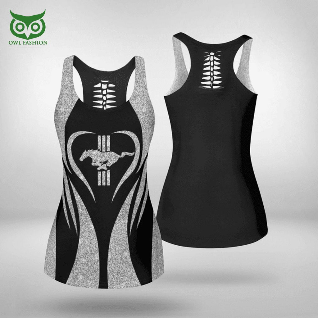 Mustang Car Logo Limited 3D Tanktop Leggings