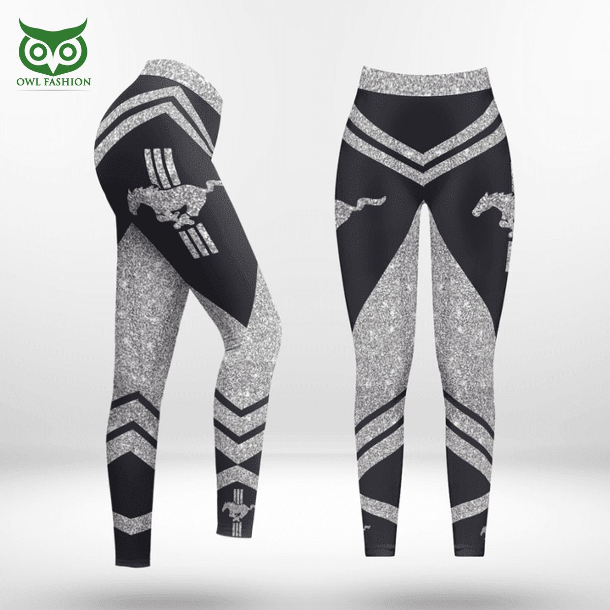 Mustang Car Logo Limited 3D Tanktop Leggings