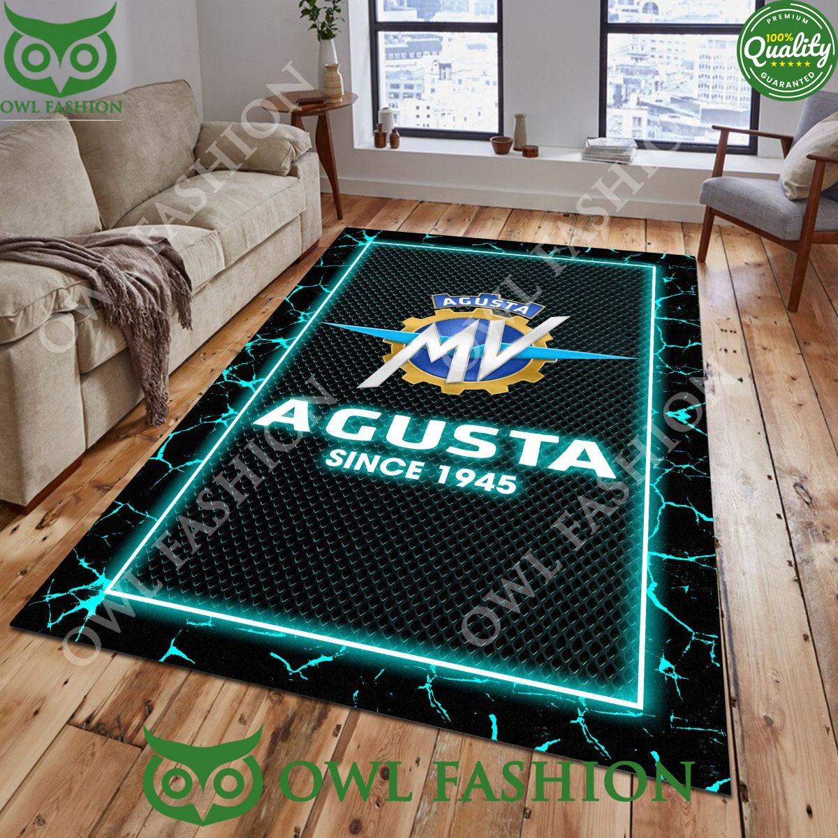 MV Agusta Custom Color Living Room Premium Carpet Rug