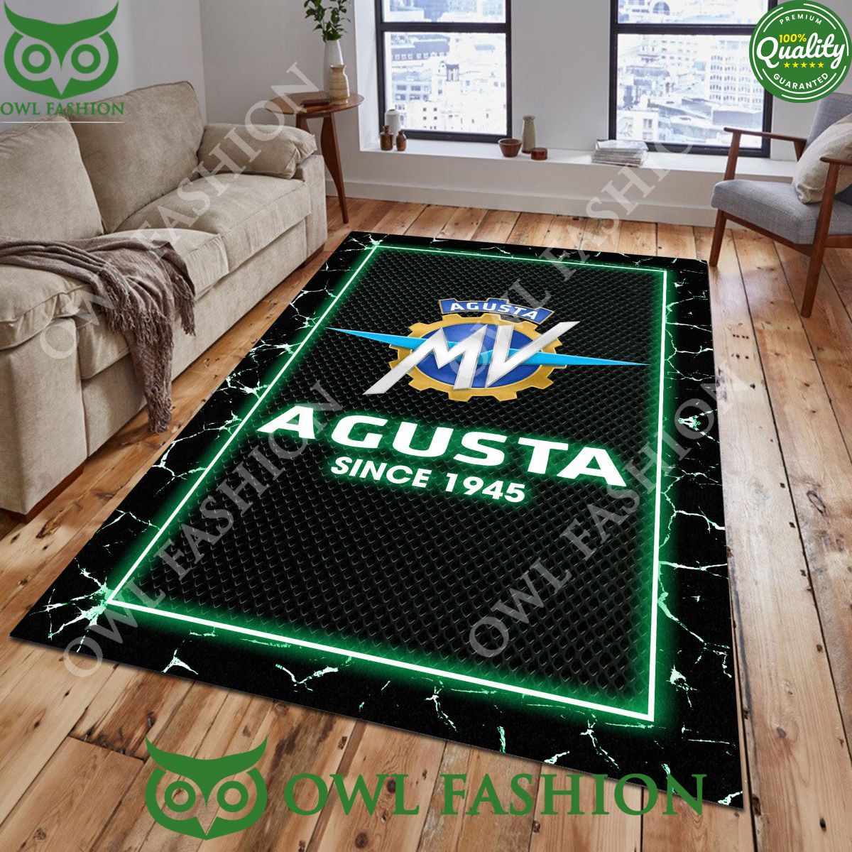 MV Agusta Custom Color Living Room Premium Carpet Rug