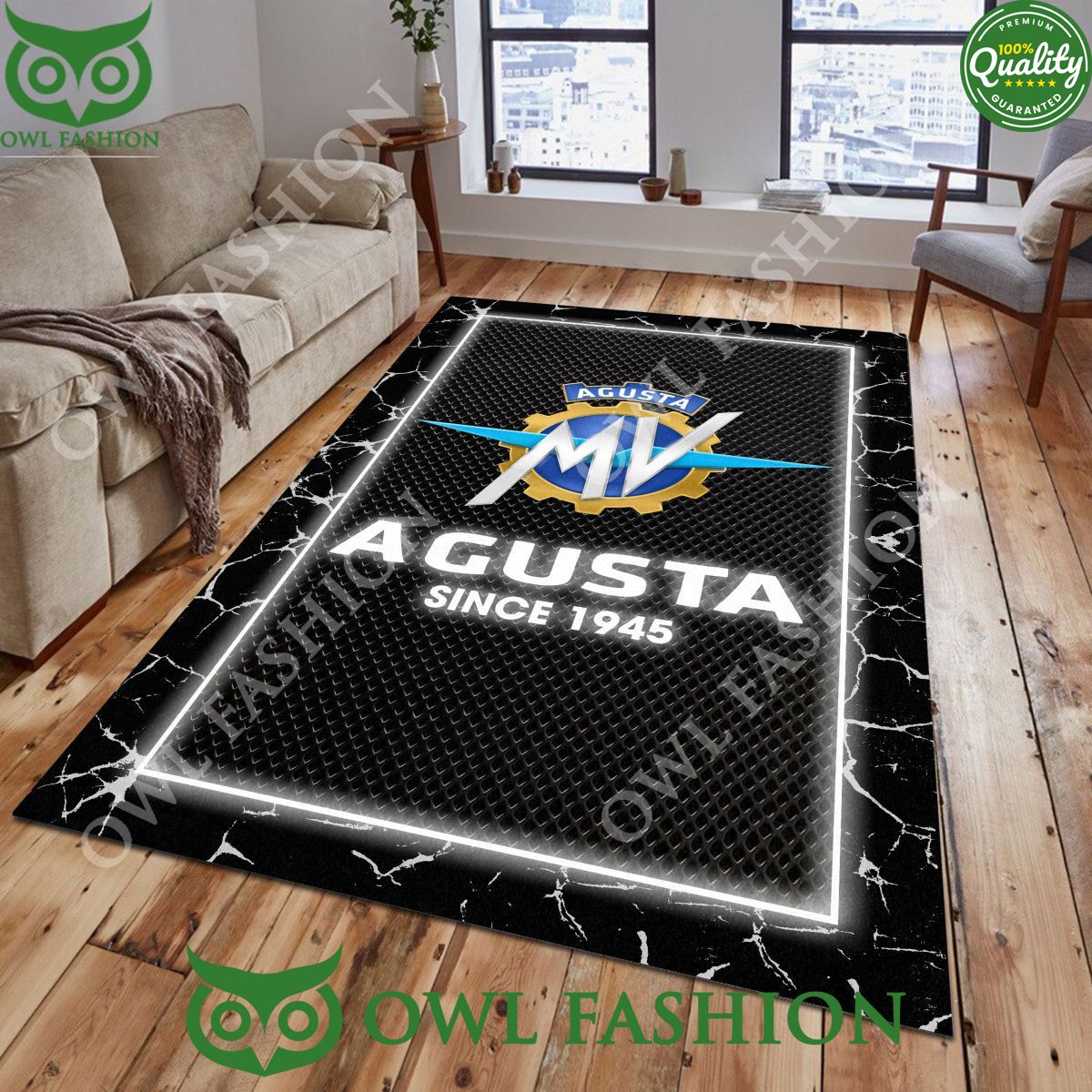 MV Agusta Custom Color Living Room Premium Carpet Rug
