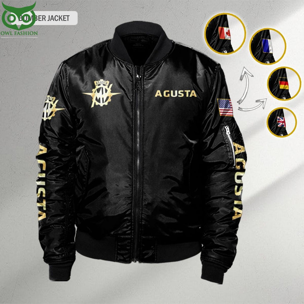 MV Agusta Custom Flag 3D Bomber Jacket