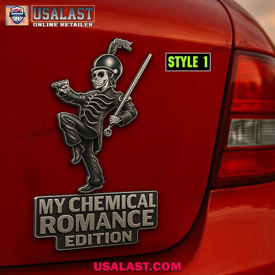 My Chemical Romance Edition Custom 3D Car Badge Sticker