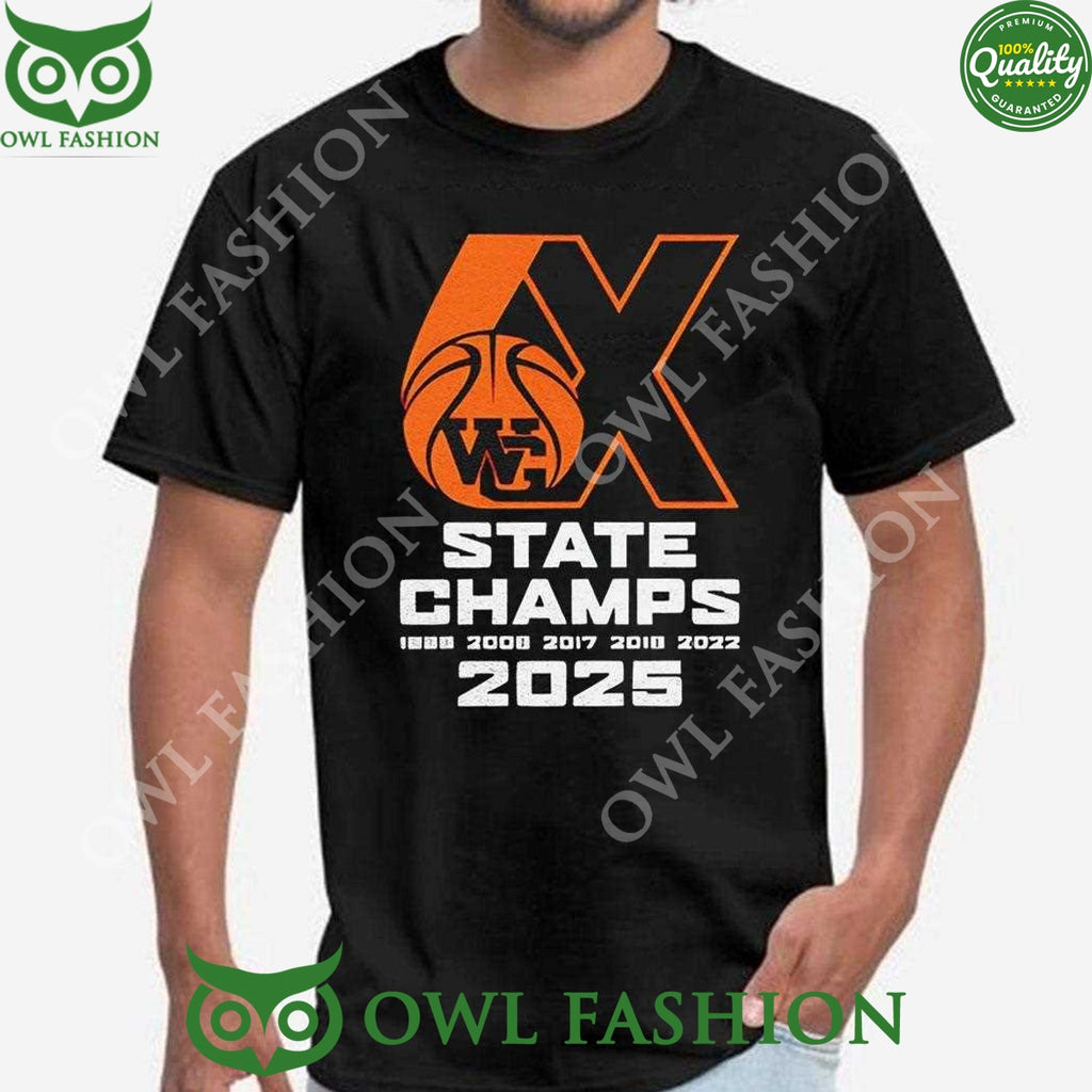 Webster Groves Basketball 6x State Champs 2025 t Shirt