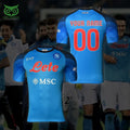 Napoli Champions UEFA 2023 Customized 3D Tshirt