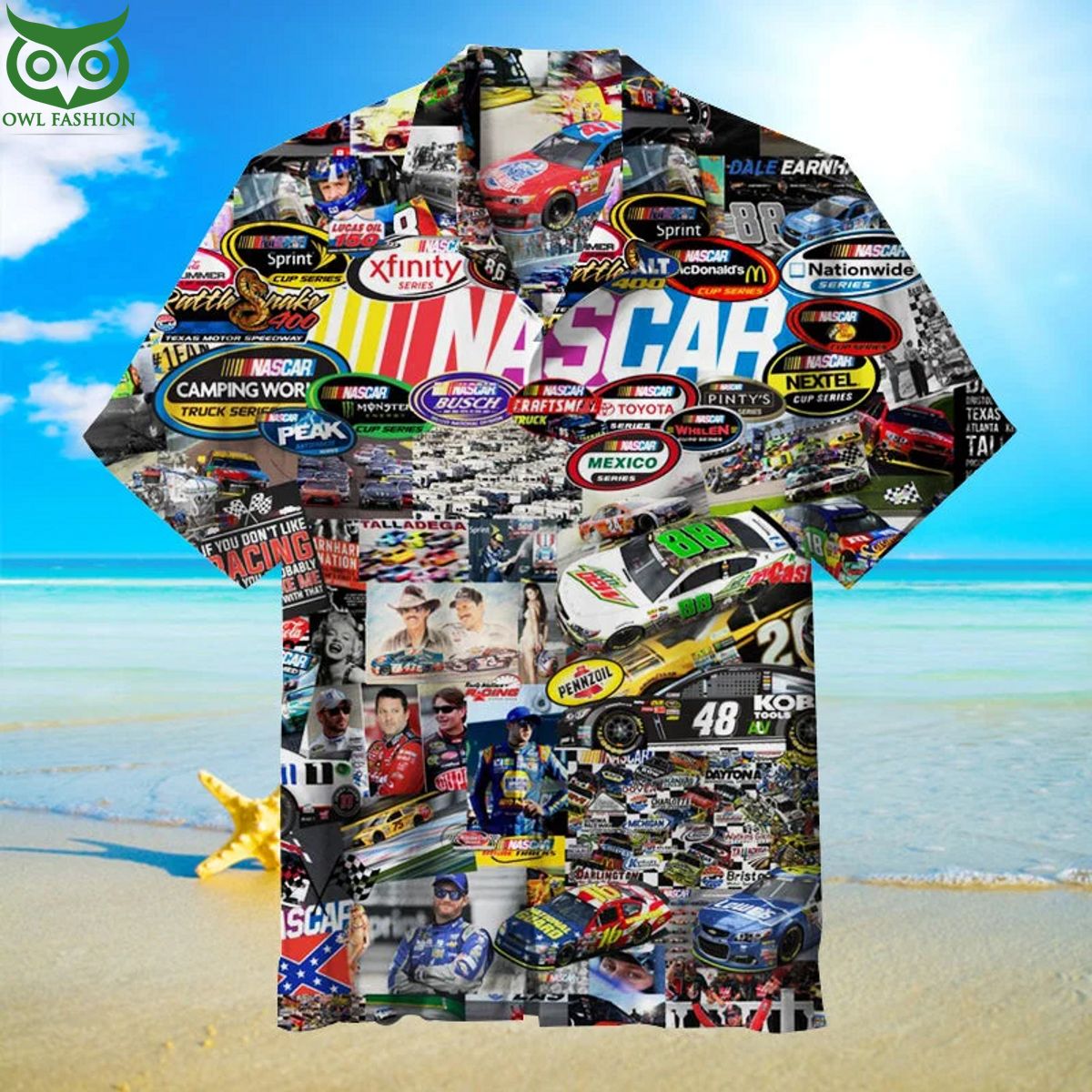 NASCAR Multiple Unisex Hawaiian Shirt