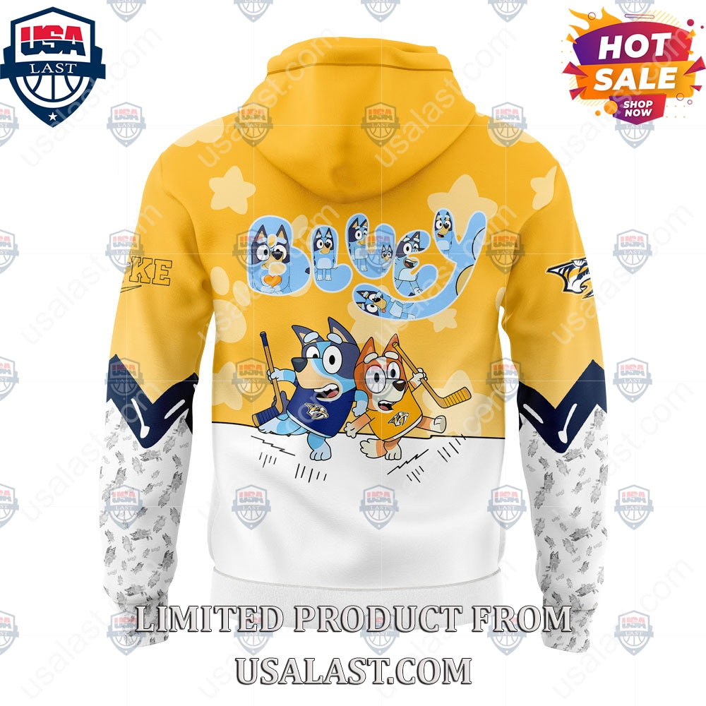 Nashville Predators NHL Bluey and Bingo Hoodie