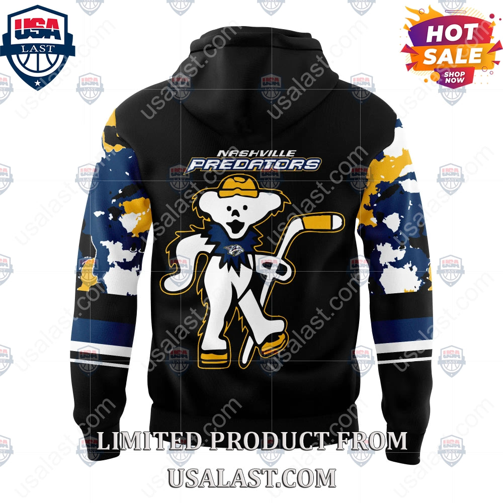 Nashville Predators NHL Grateful Dead Night Peanuts Hoodie