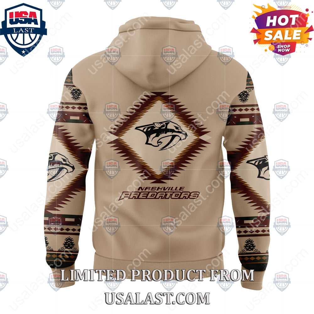 Nashville Predators NHL Native American Heritage Month Hoodie