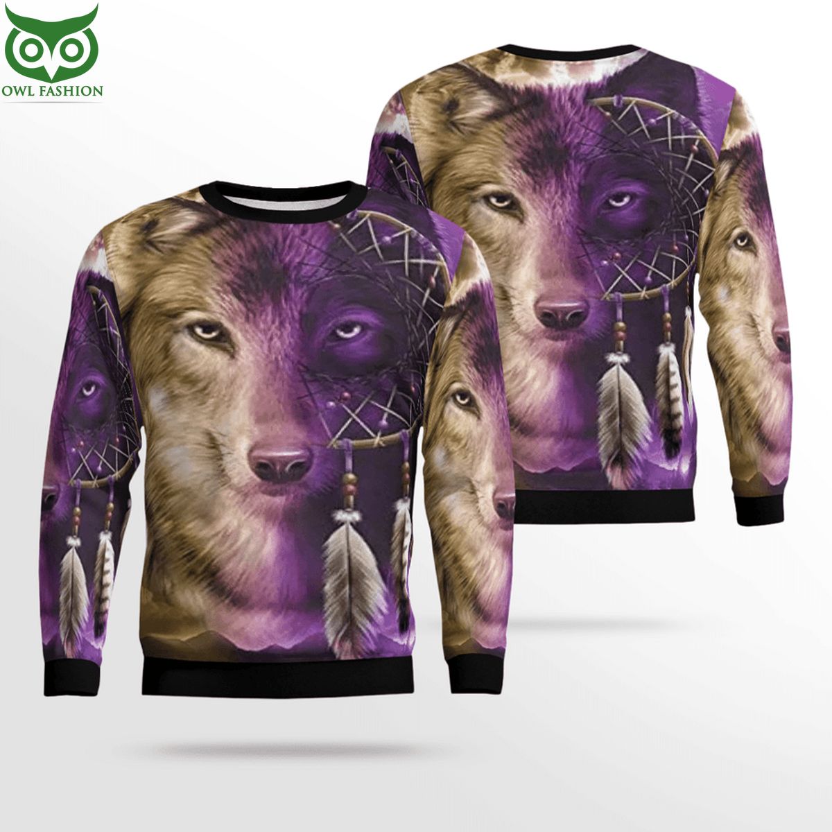 NATIVE AMERICAN ALL OVER PRINT SWEATER UGLY Shop Owl Fashion