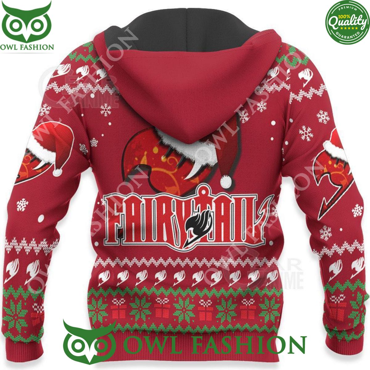 Natsu Dragneel Ugly Christmas Sweater Xmas Fairy Tail Jumper