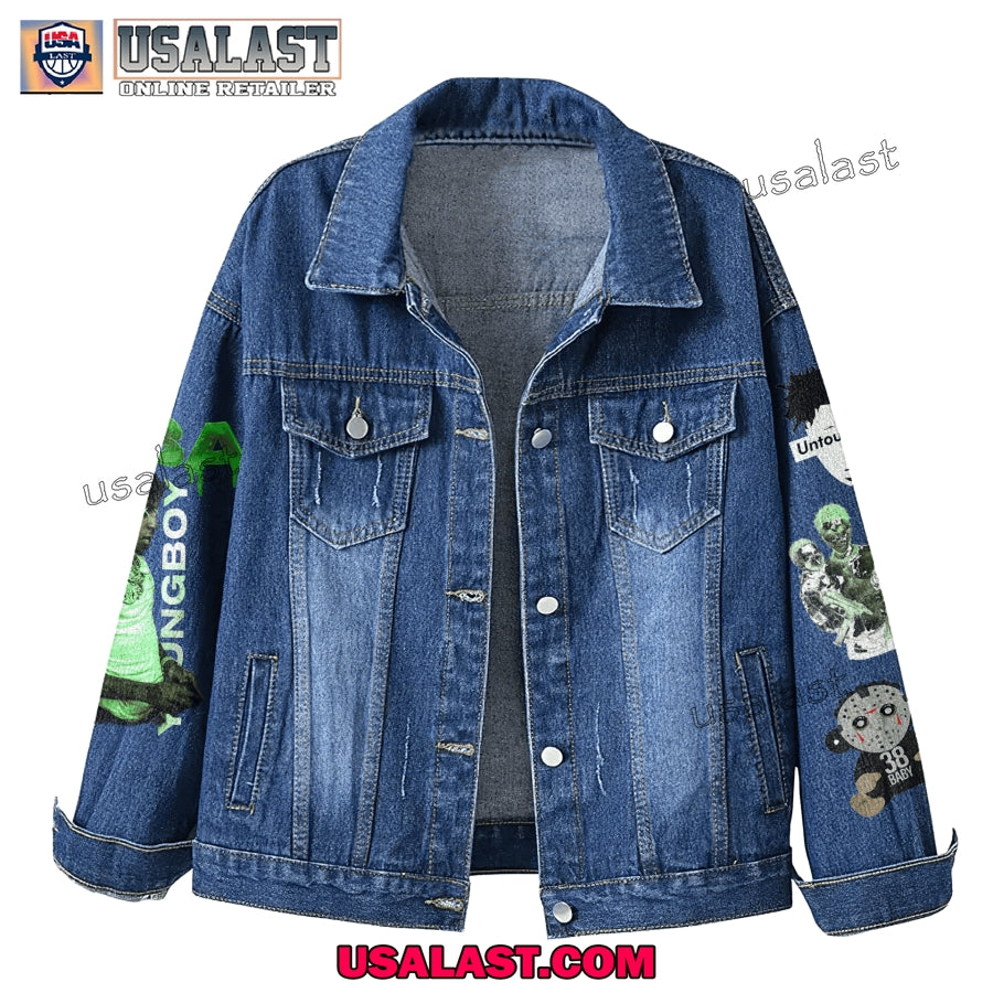 NBA YoungBoy 2025 Masa Tour Denim Jacket