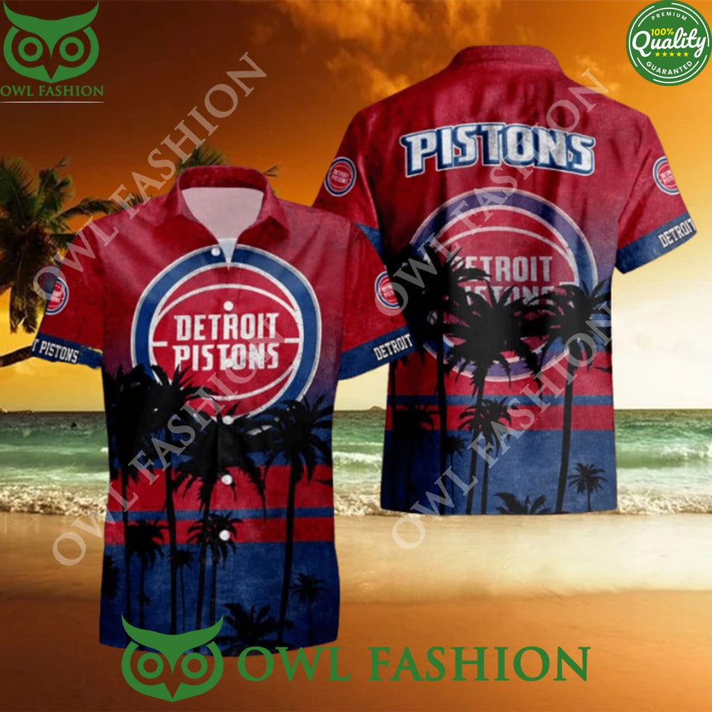 NCAA Champion Detroit Pistons 2024 Limited Hawaiian Shirt