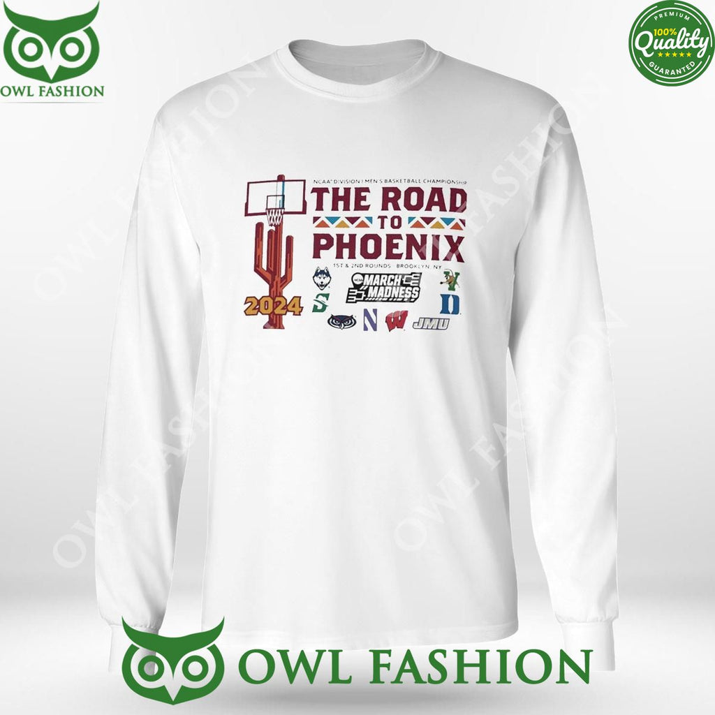 Ncaa Division I Men’s Basketball The Road To Phoenix March Madness Logo TShirt