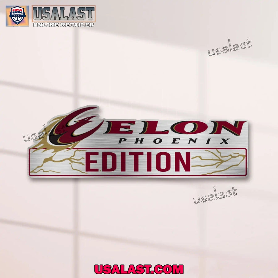 NCAA Elon Phoenix Car Emblem Custom 3D Badge