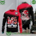 Ncaa Georgia Bulldogs Back to Back Ugly Christmas Sweater Jumper