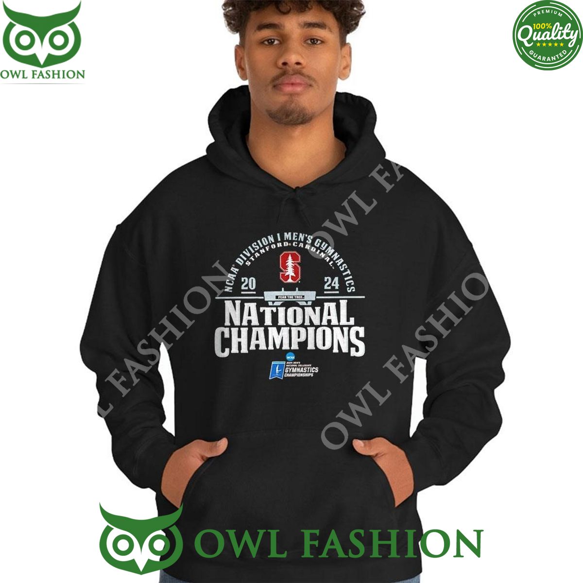 Ncaa Men’s Gymnastics Stanford Cardinal 2024 National Champions Shirt Hoodie