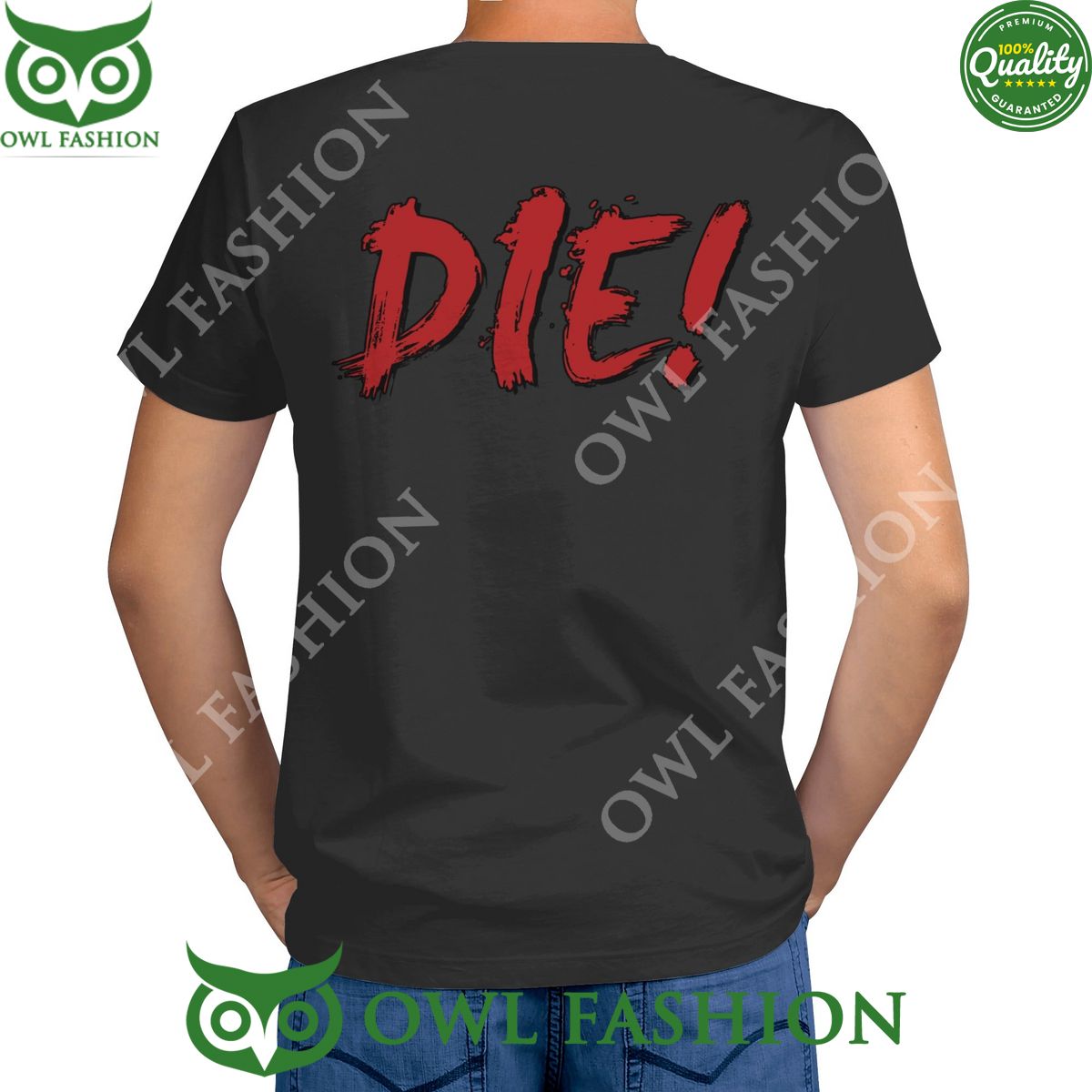 Necro DIE! Mens All Over Print T-Shirt