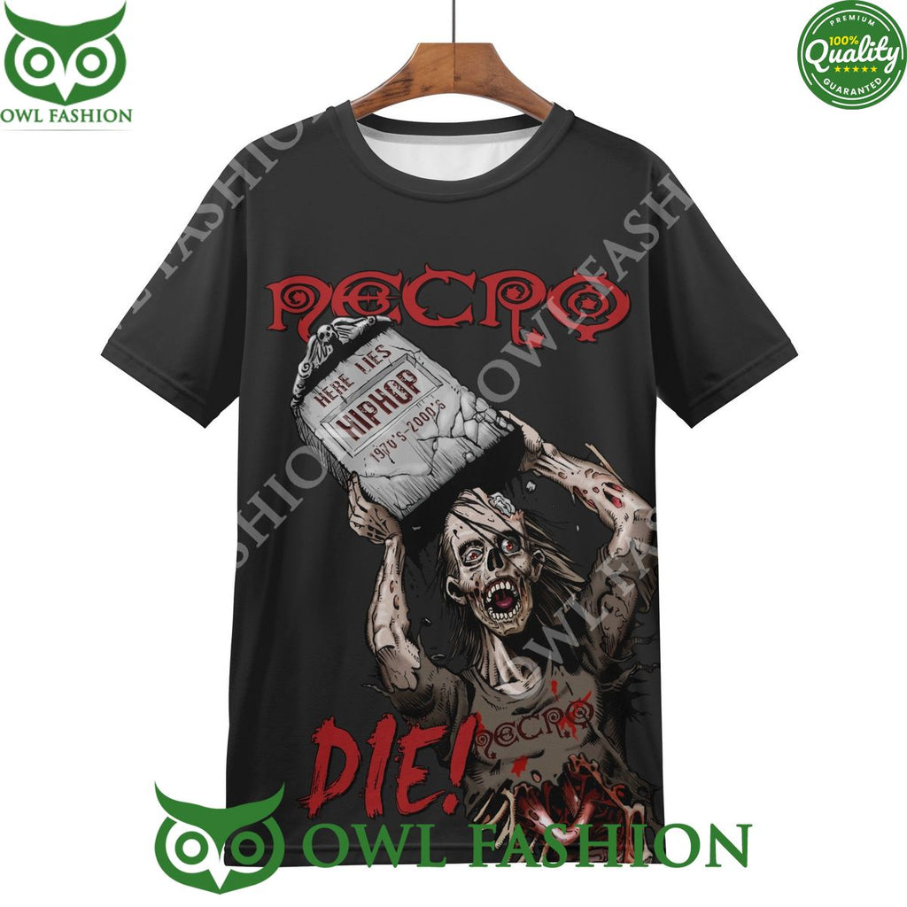Necro DIE! Mens All Over Print T-Shirt