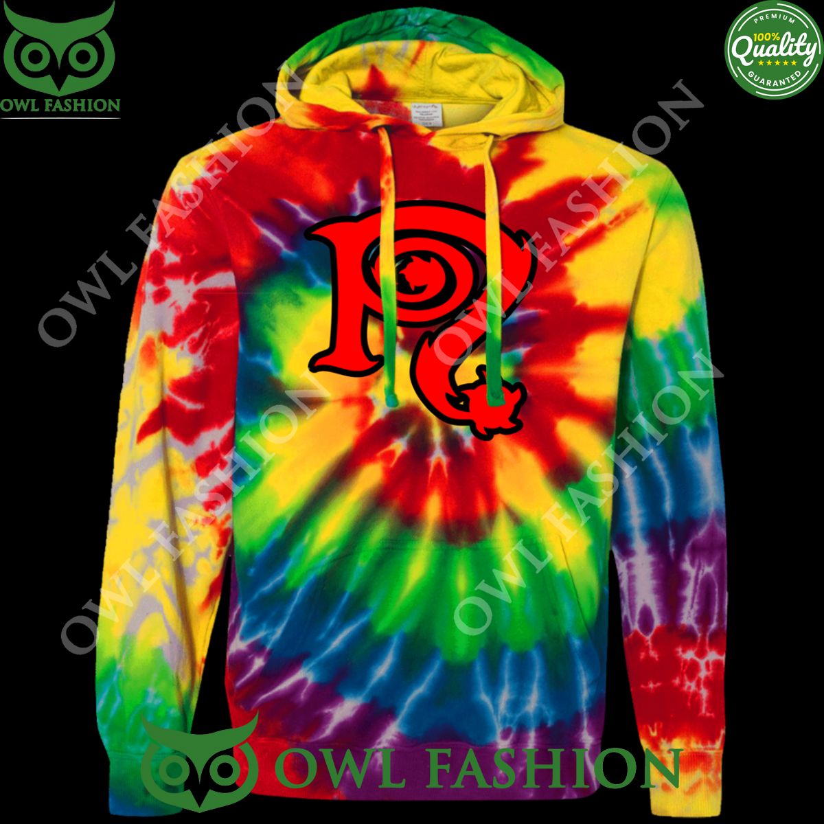 Necro Unisex Tie-Dyed Pullover Hoodie