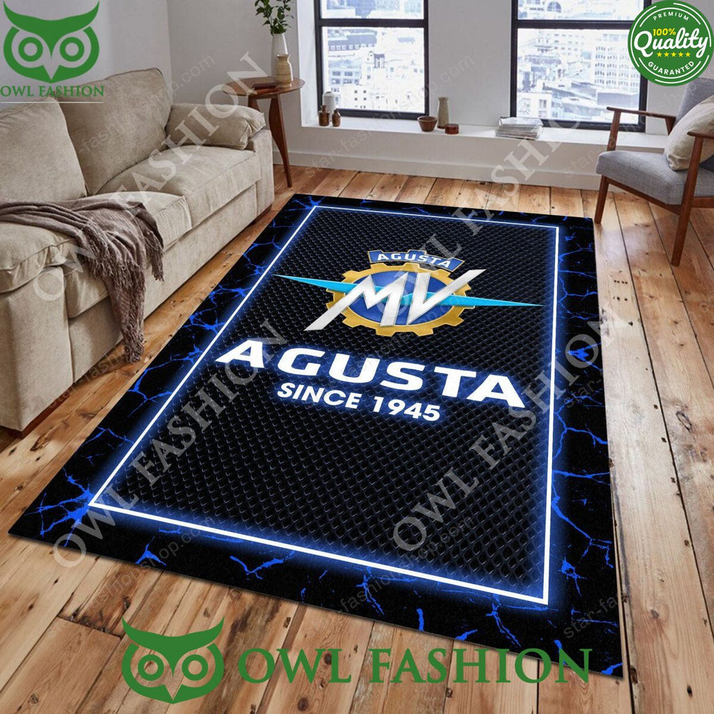New Design MV Agusta Lighting Pattern Carpet Rug