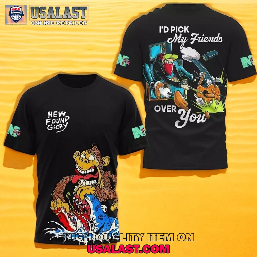 New Found Glory I’d Pick My Friends Over You 3D Shirt