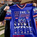 New York Giants 100th Anniversary V-neck Jersey Shirt