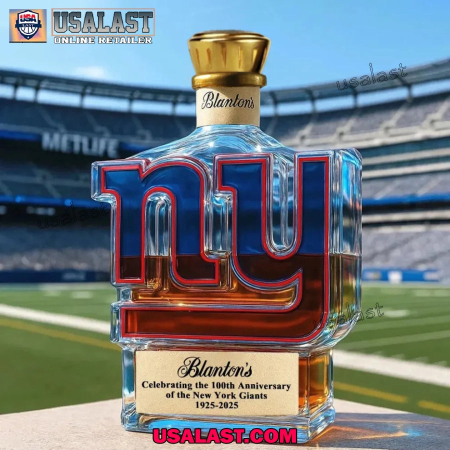 New York Giants 100th Anniversary Whiskey Decanter