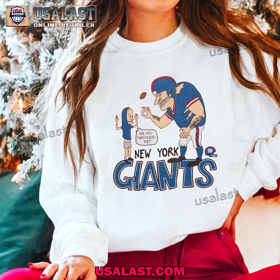 New York Giants x Beavis and Butthead Unisex Tee Shirt, Sweatshirt
