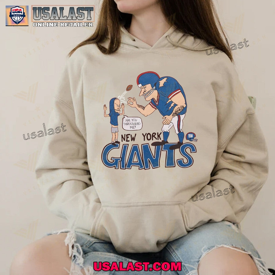 New York Giants x Beavis and Butthead Unisex Tee Shirt, Sweatshirt