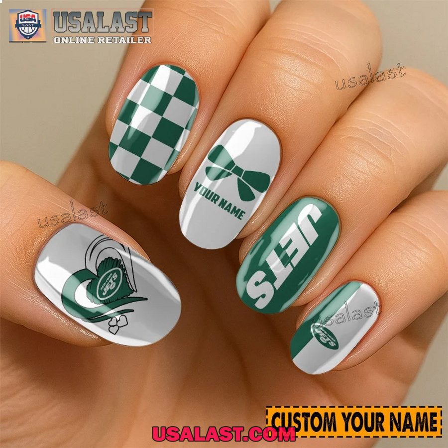 New York Jets Women Custom Nails Set