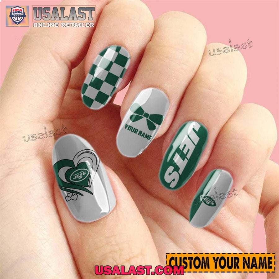 New York Jets Women Custom Nails Set