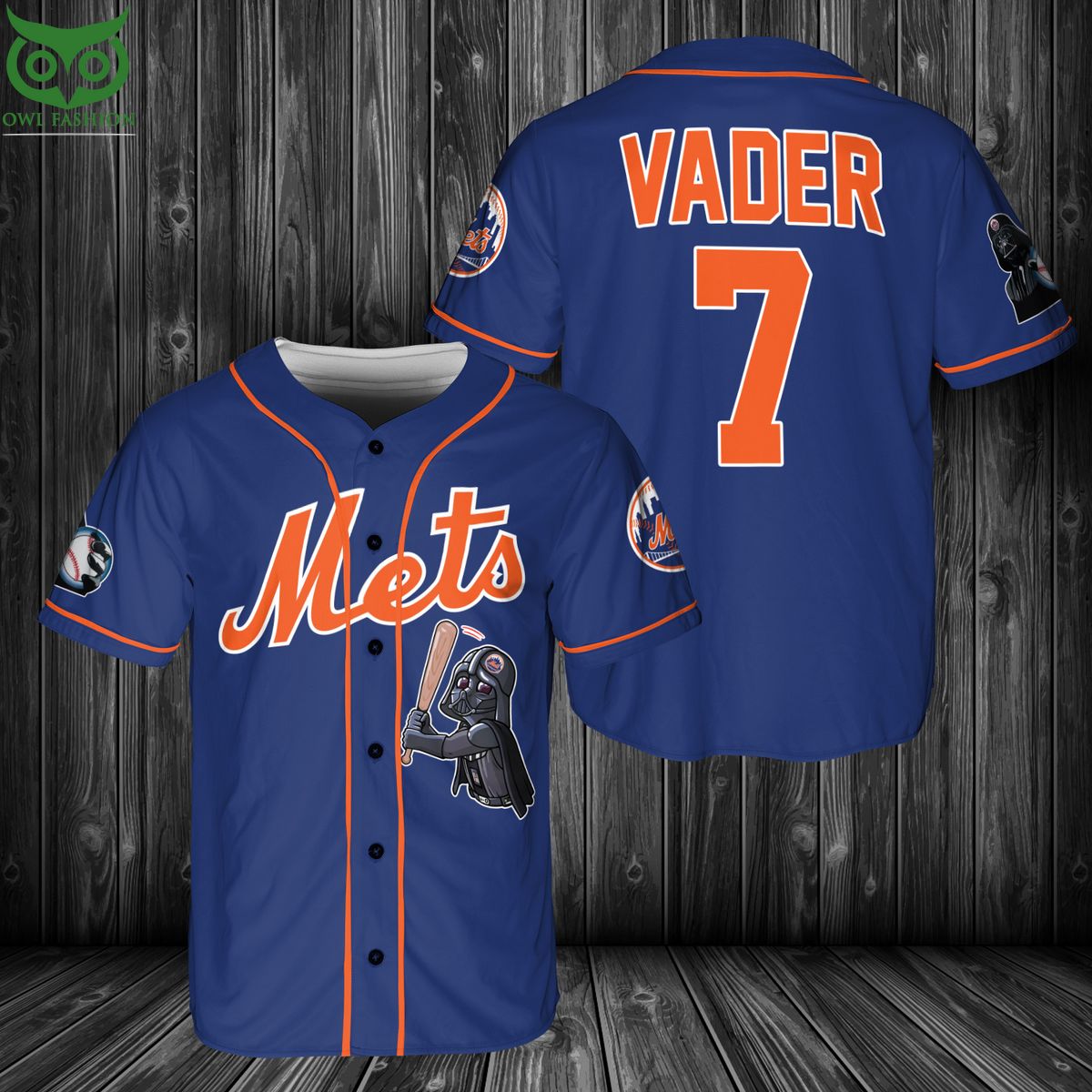 New York Mets Darth Vader Baseball Jersey