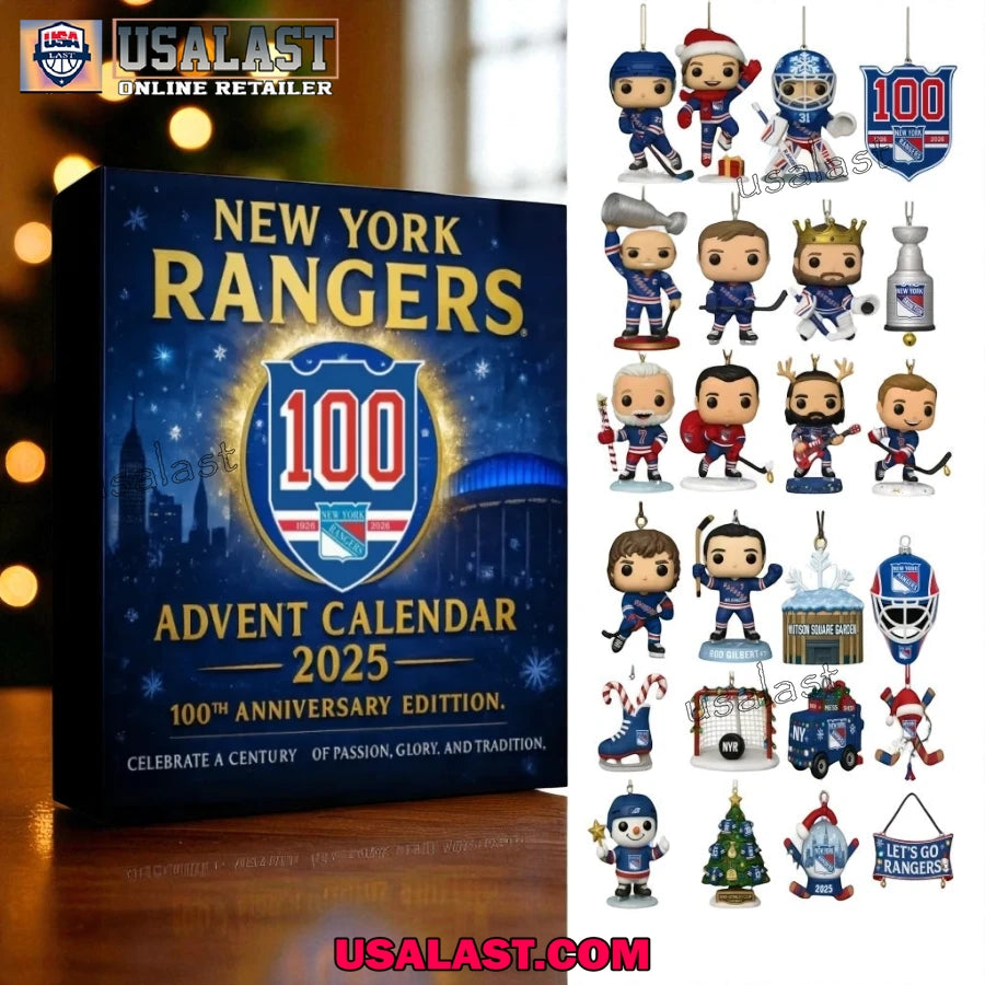 New York Rangers 100th Anniversary Advent Calendar