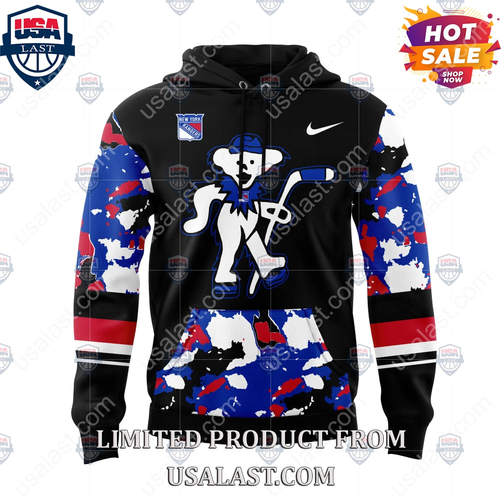 New York Rangers NHL Grateful Dead Night Peanuts Hoodie