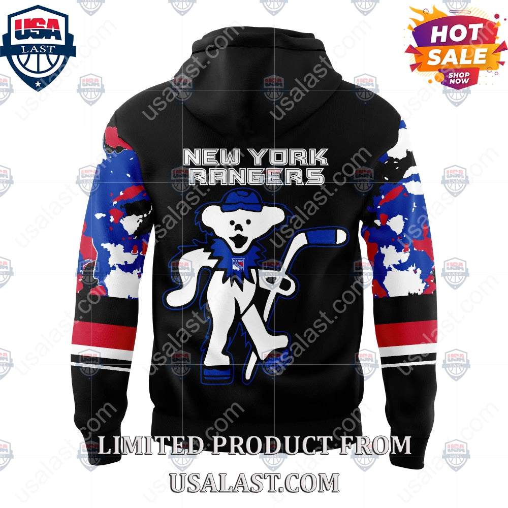 New York Rangers NHL Grateful Dead Night Peanuts Hoodie