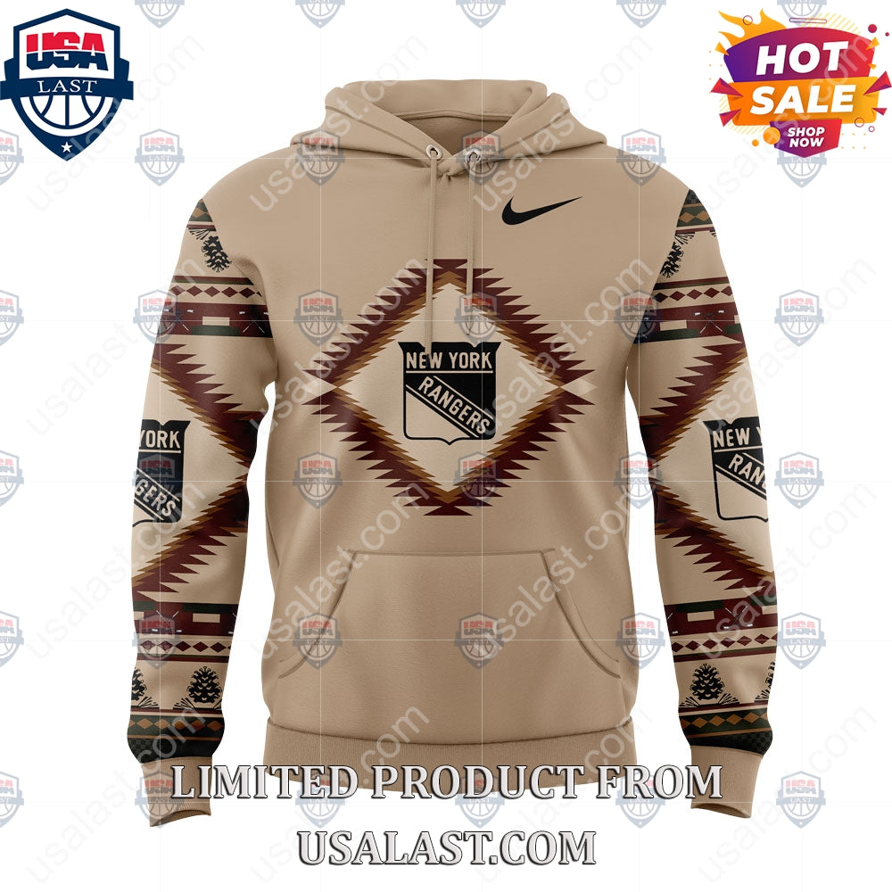 New York Rangers NHL Native American Heritage Month Hoodie