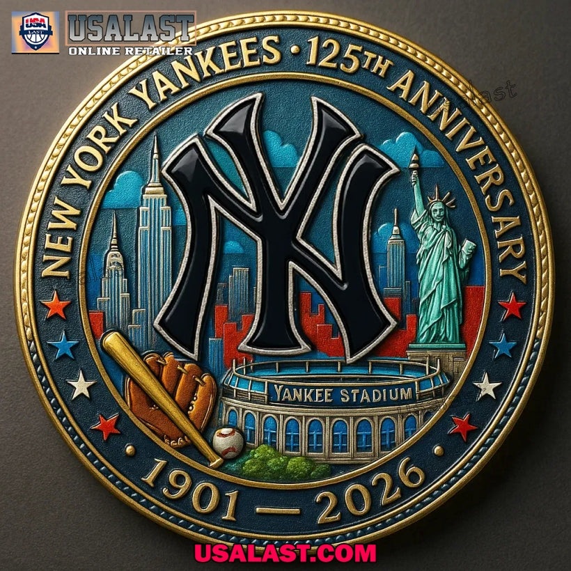 New York Yankees 125th Anniversary Commemorative Coin