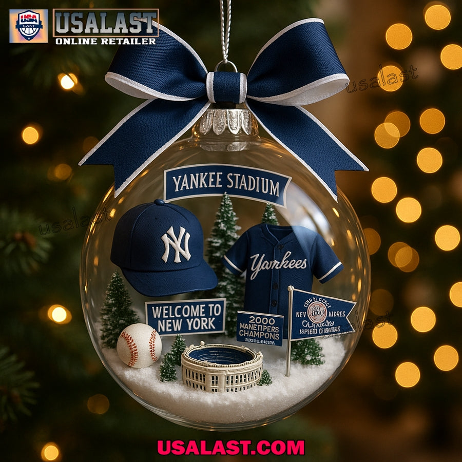 New York Yankees 2000 World Series Christmas Ornament