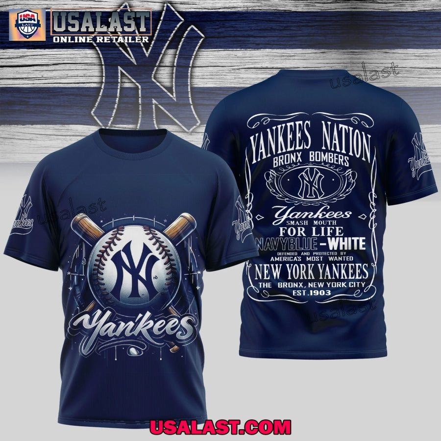 New York Yankees Bronx Bombers 2025 3D T-Shirt