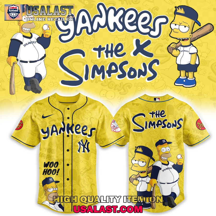 New York Yankees x The Simpsons Premium Baseball Jersey