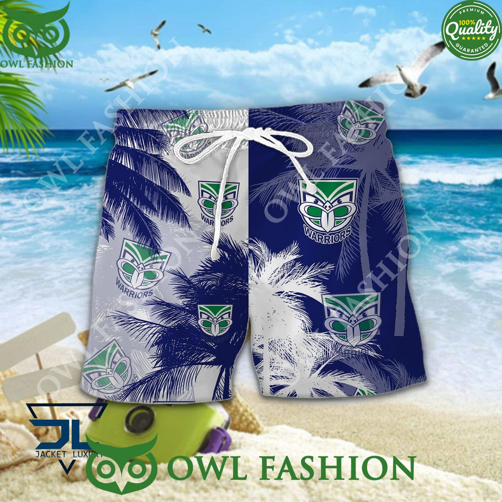 New Zealand Warriors NRL Australasia Football Rugby Hawaiian shirt and short